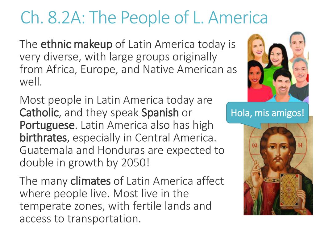 Ch. 8.2A: The People of L. America