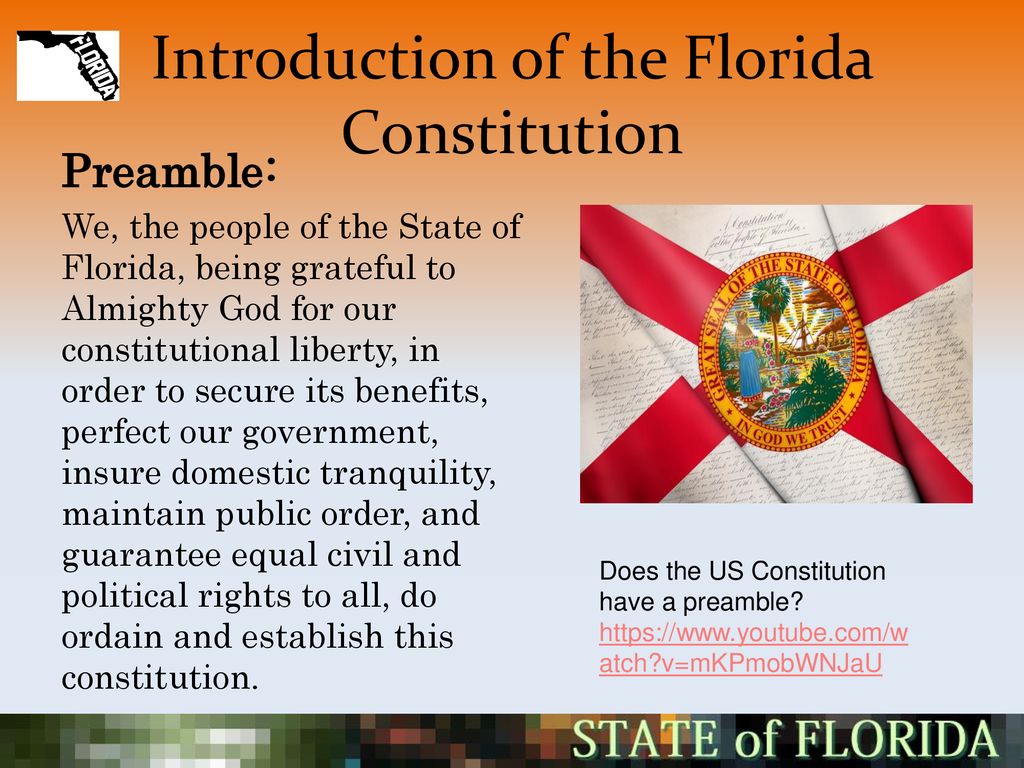 The Florida Constitution ppt download