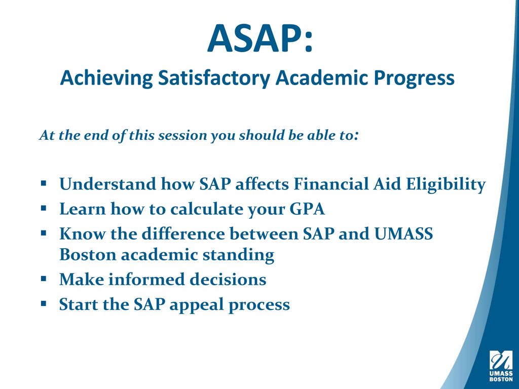 Fall 2018 Achieving Satisfactory Academic Progress - Ppt Download