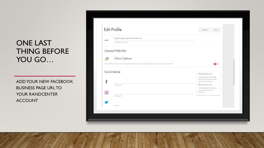 Facebook business pages by nina agro ppt download