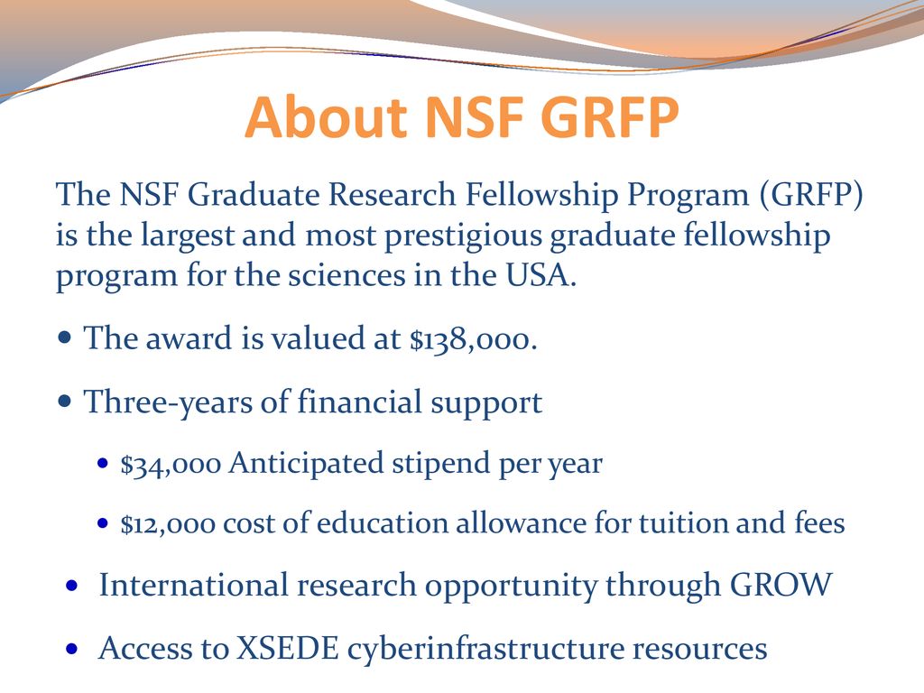 Nsf Grfp 2024 Excel Liana Beverley