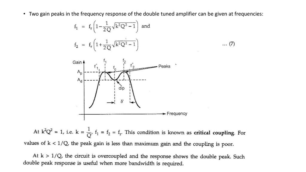 Unit Iii Tuned Amplifiers Ppt Download