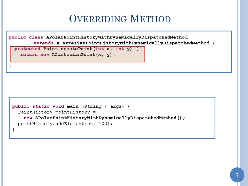 Comp 401 Dynamic Dispatch and Virtual and Abstract Methods - ppt download