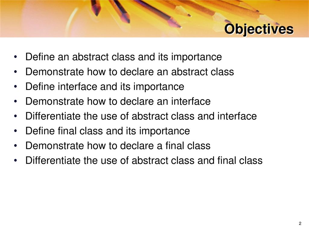 Implementing Abstract Classes - ppt download