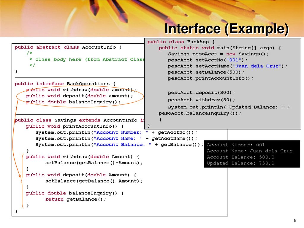 Implementing Abstract Classes - ppt download