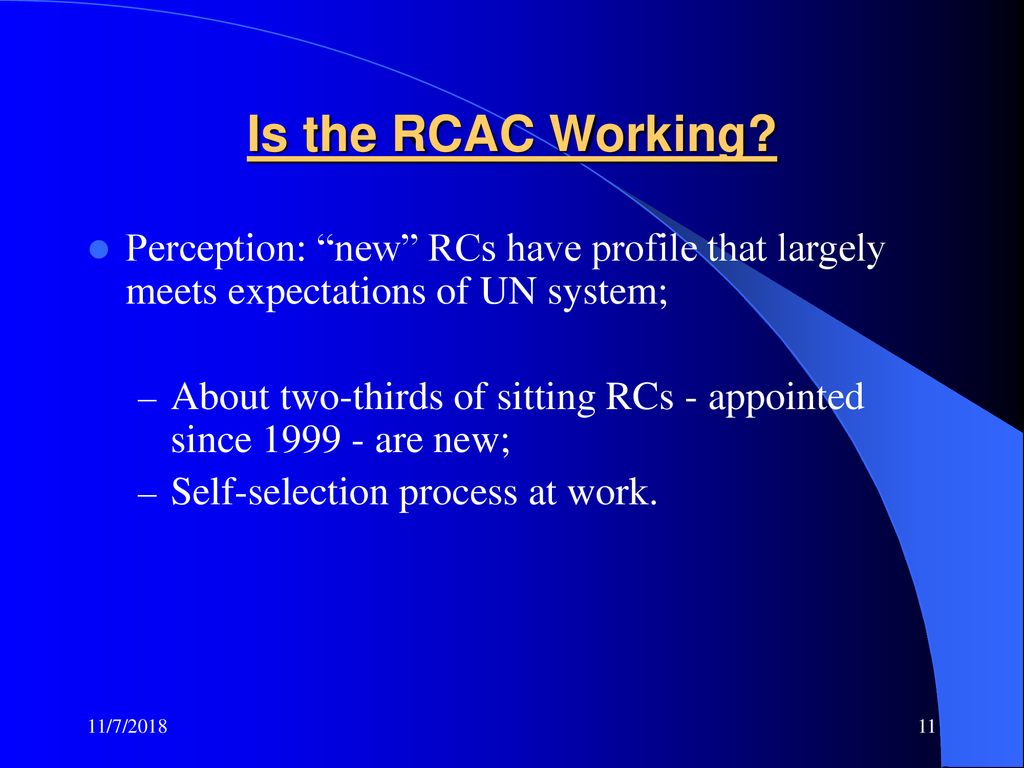 Resident Coordinator Assessment Centre Ppt Download