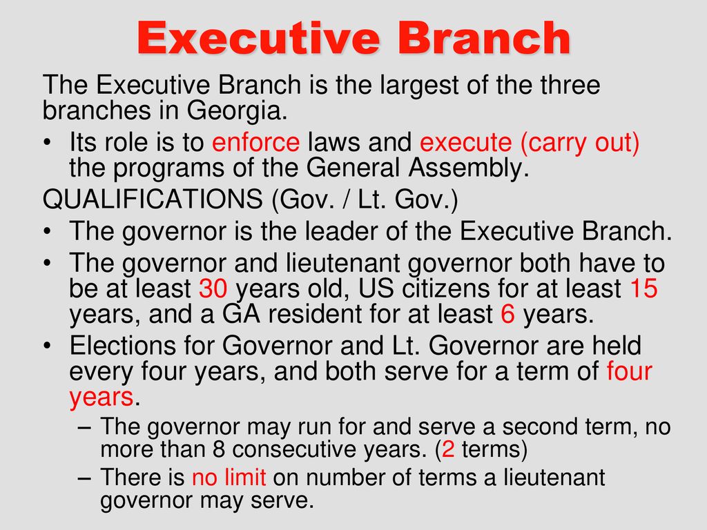 Georgia s Legislative And ExecutiveBranches Of Government Ppt Download georgia-s-legislative-and-executivebranches-of-government-ppt-download