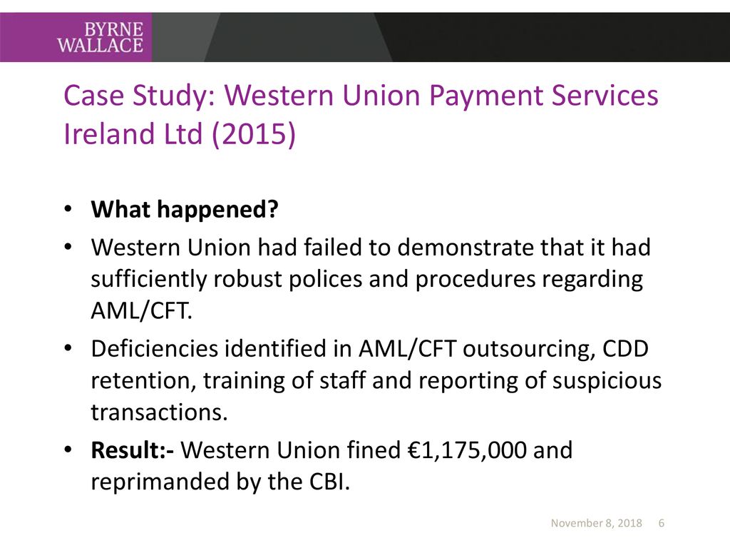 Brokers Ireland Anti Money Laundering Presentation Ppt Download