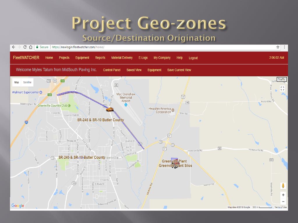Project Geo-zones Source/Destination Origination