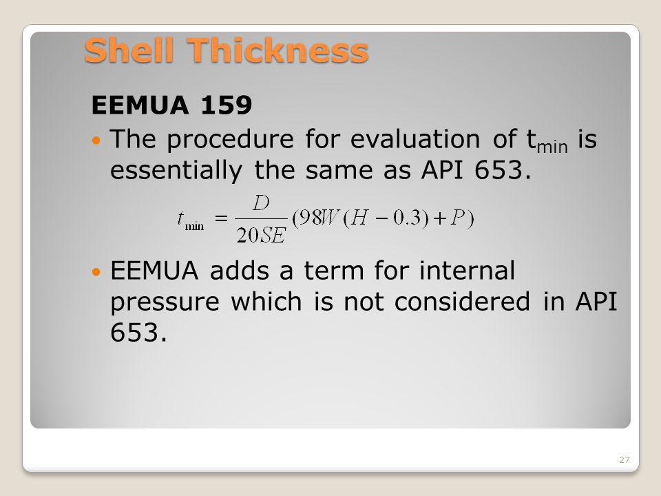 Comparison Of Eemua 159 To Api Standards Ppt Video Online Download