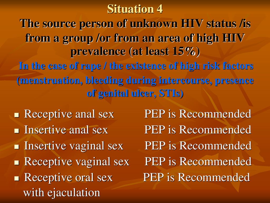 Been Case From Have Hiv Many Oral Reported Sex