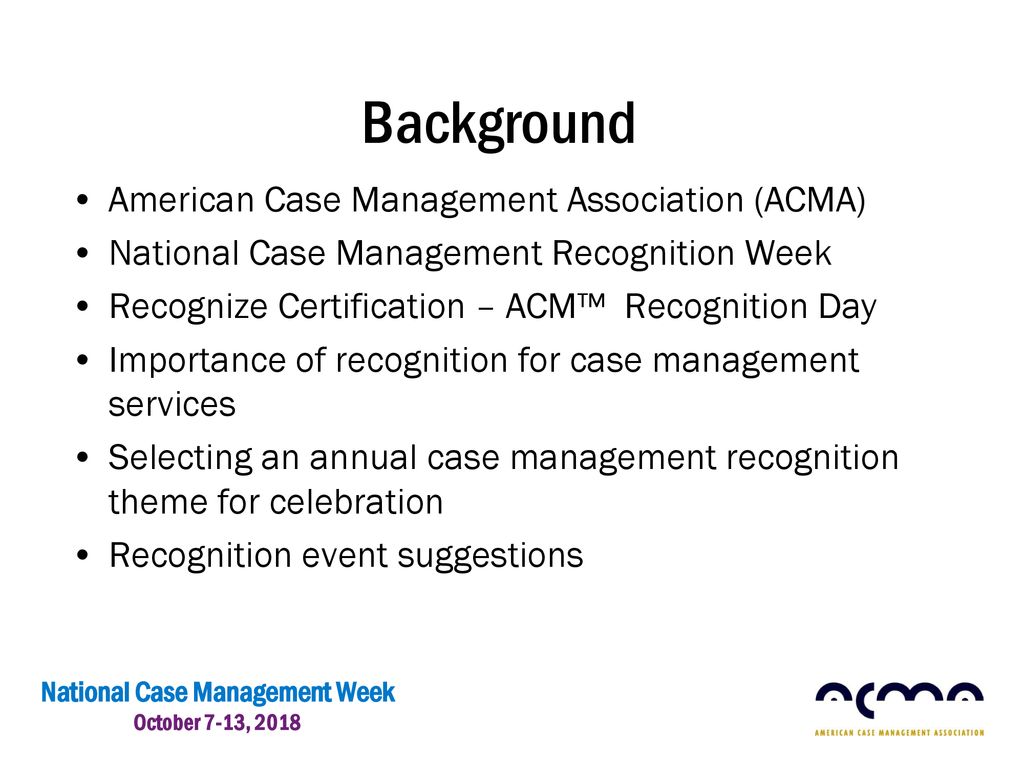 Acma Case Management Week 2024 Conference Karen Marlane