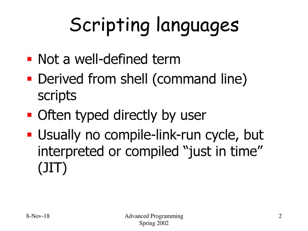 Henning Schulzrinne Advanced Programming - ppt download