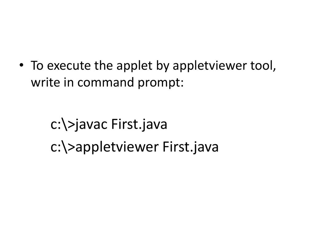Java Applets. - ppt download
