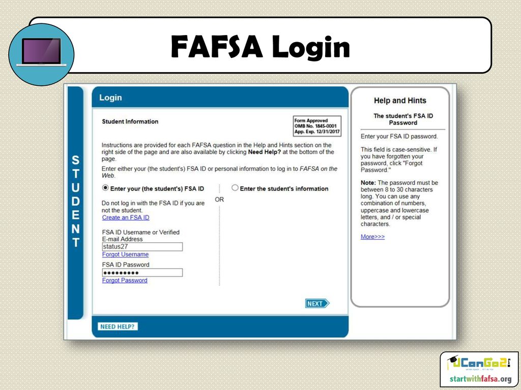 Fafsa fundamentals 2018 2019 letha huddleston ocap ppt download