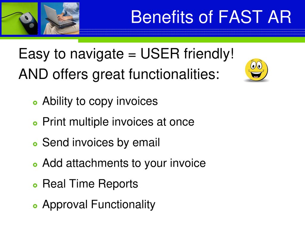 External invoicing fast ar ppt download