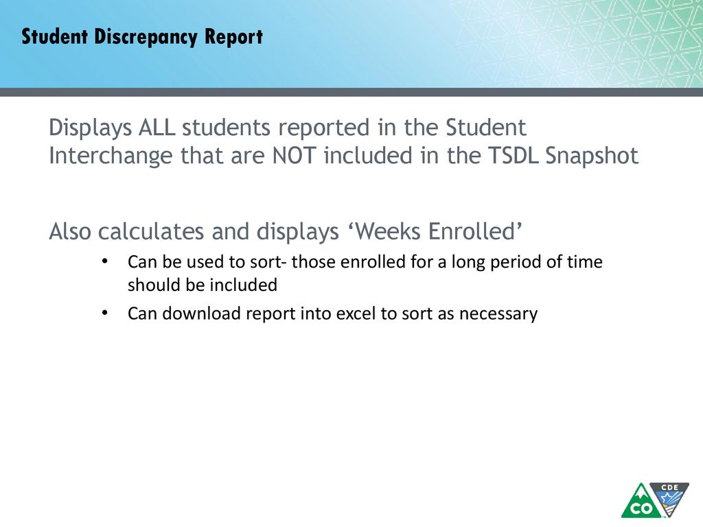 Teacher student data link tsdl ppt download