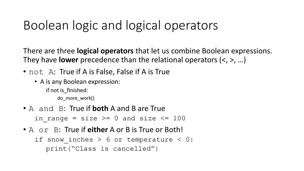 Boolean logic Taken from notes by Dr. Neil Moore - ppt download