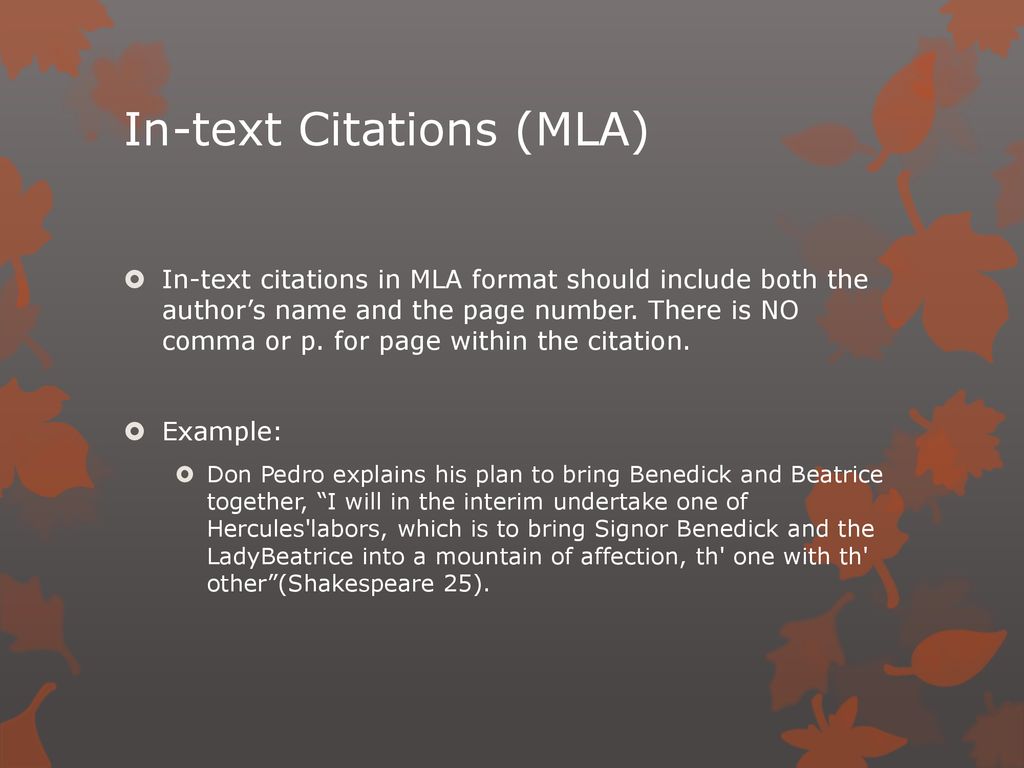 Lead Ins And In Text Citations Ppt Download