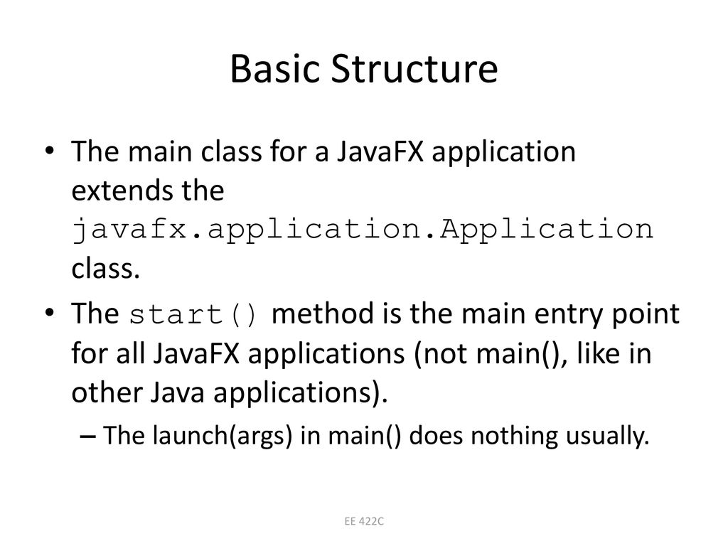 EE 422C Java FX. - ppt download