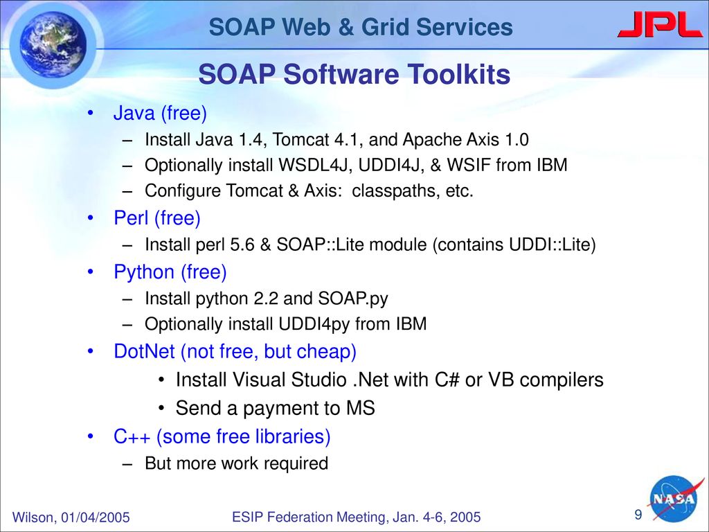 Architecting Scientific Data Services Using XML, SOAP, & the Grid - ppt  download
