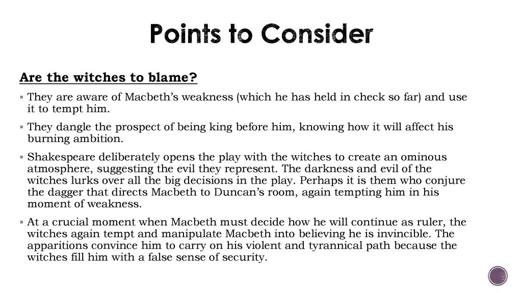 Реферат: Macbeth The Witches Prophecies Essay Research Paper