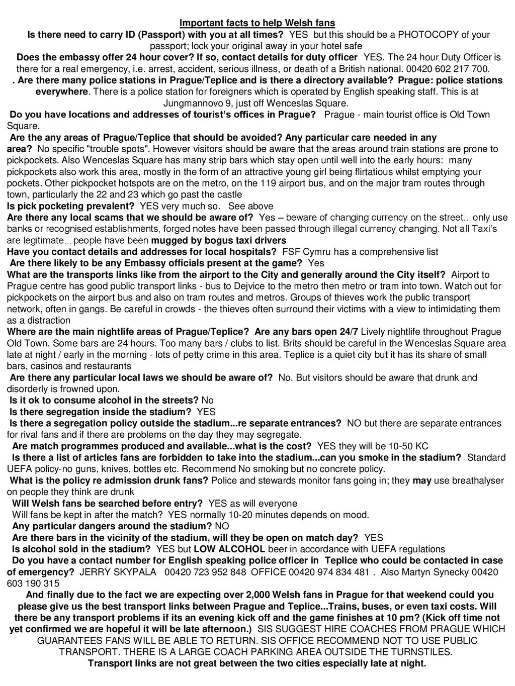 Information For Welsh Fans By Welsh Fans Ppt Download information-for-welsh-fans-by-welsh-fans-ppt-download