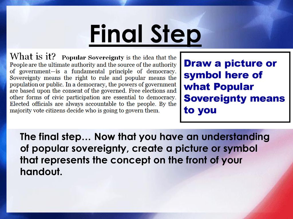 Popular Sovereignty Symbol