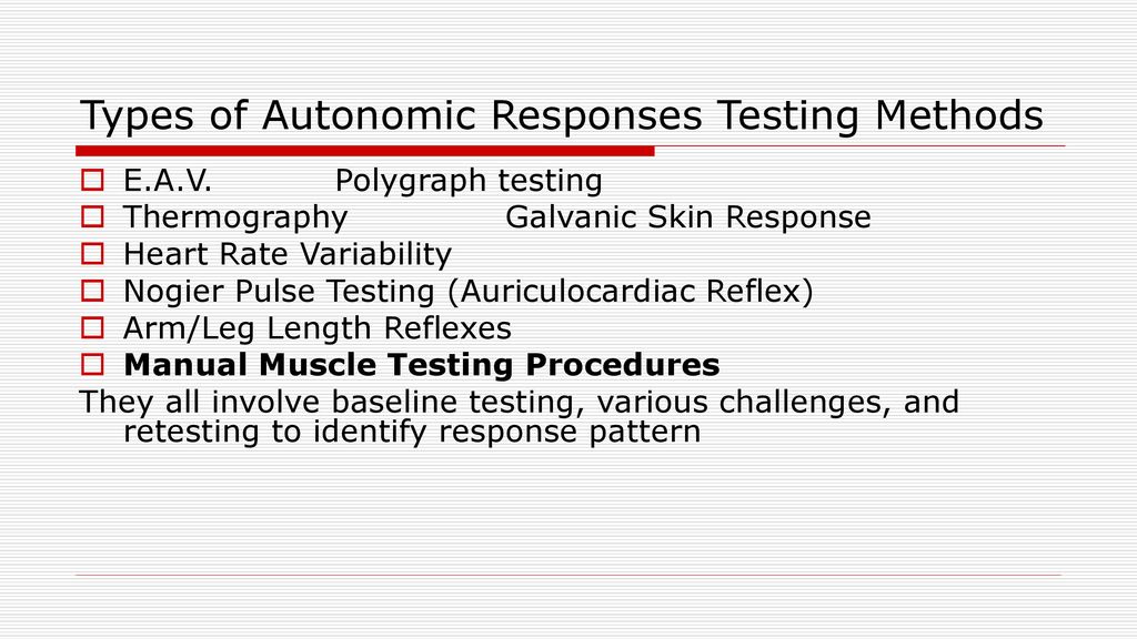 Autonomic Response Testing ppt download Autonomic Response Testing ppt download