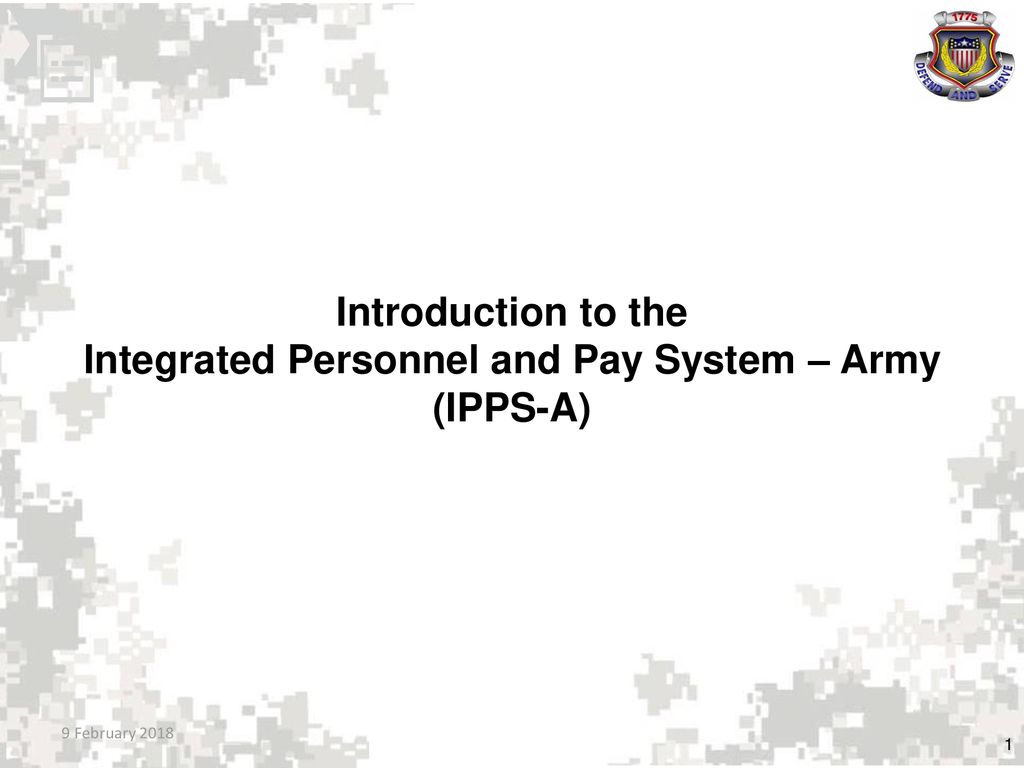 Integrated Personnel and Pay System – Army