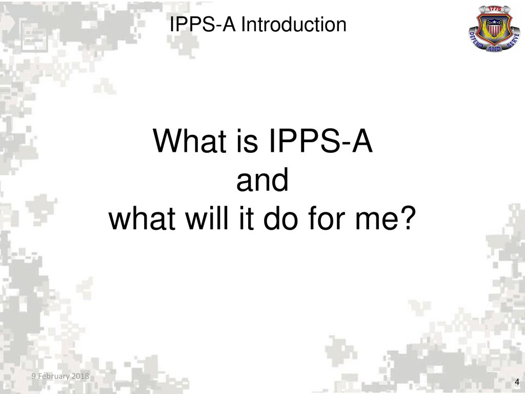 What is IPPS-A and what will it do for me IPPS-A Introduction