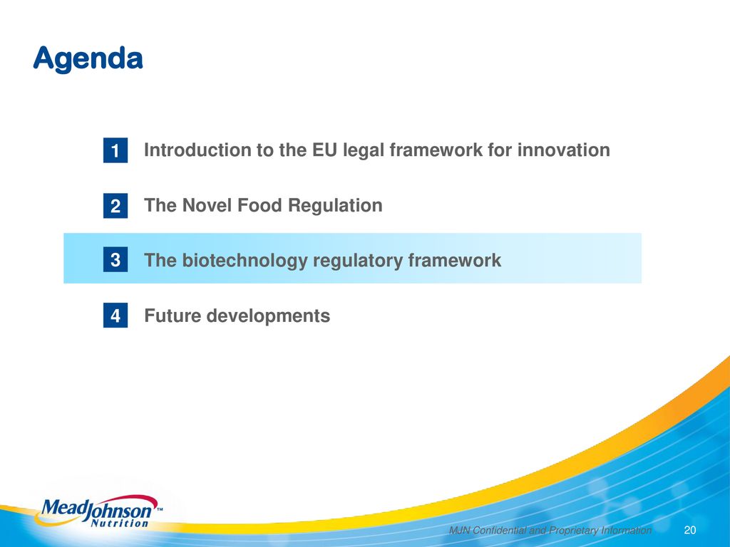 Agenda Introduction to the EU legal framework for innovation 1