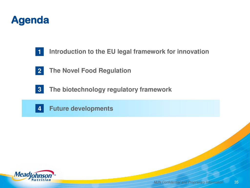 Agenda Introduction to the EU legal framework for innovation 1