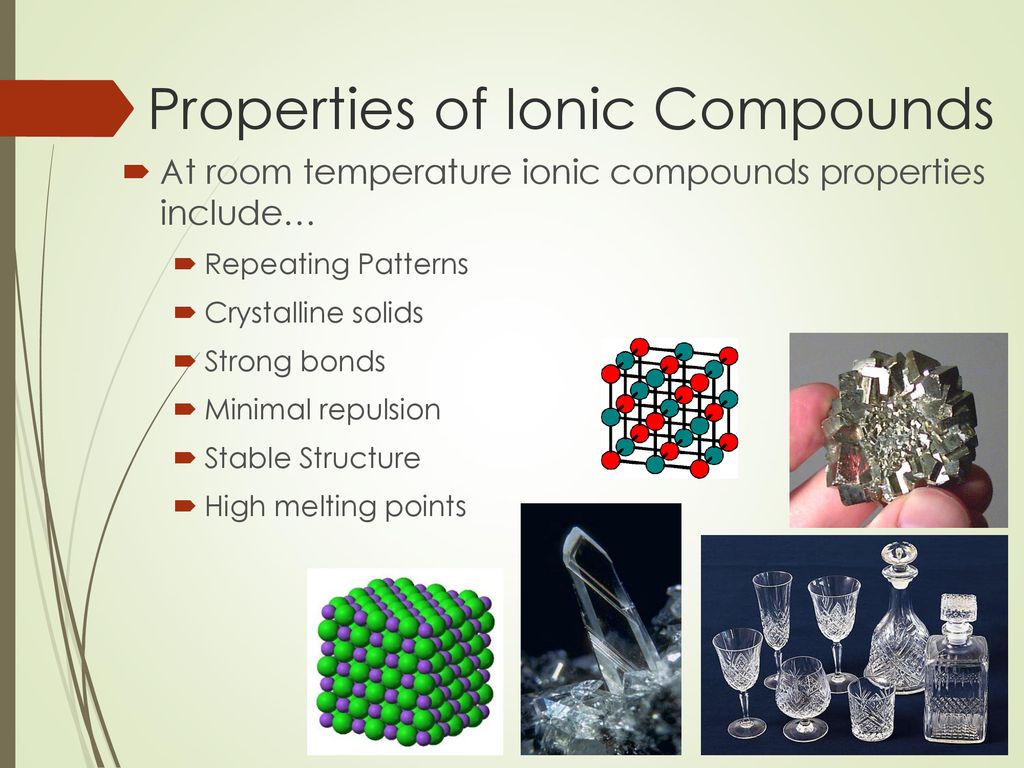 Chemistry Chapter 15 Ionic Bonding and Ionic Compounds ppt download