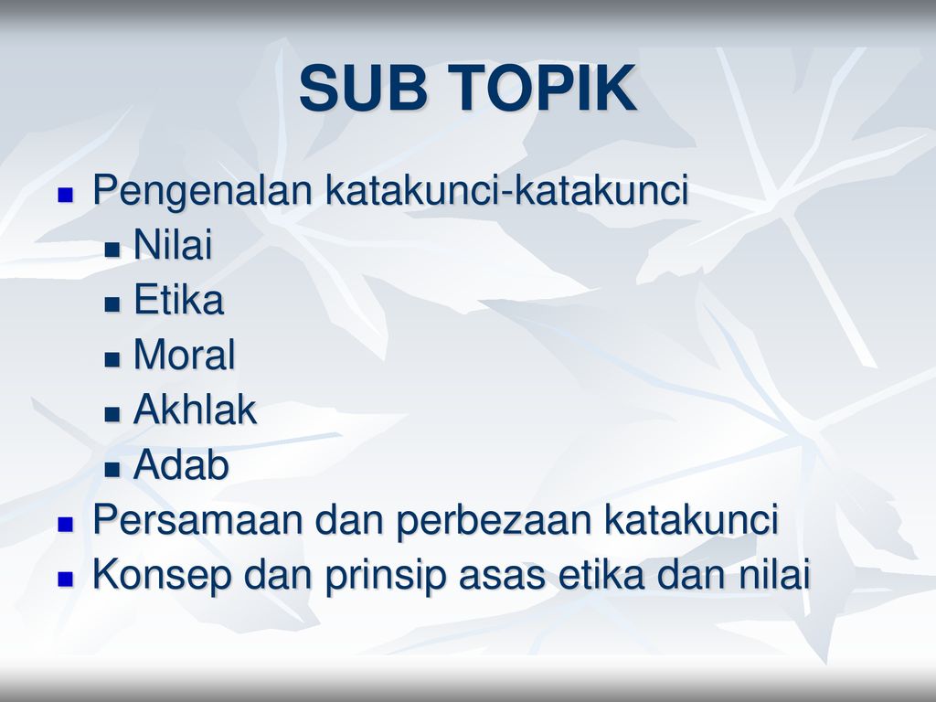 Fem 3301 Etika Dan Nilai Dalam Pembangunan Ppt Download