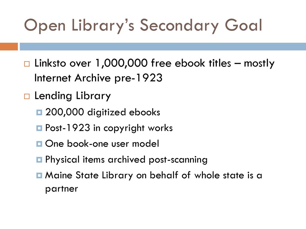 Internet Archive & OPENLIBRARY.ORG - ppt download