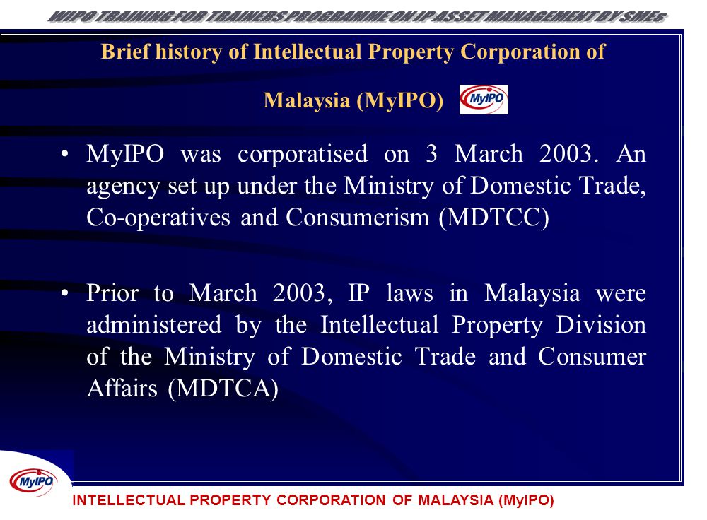 Ip Law And Administration In Malaysia Ppt Download