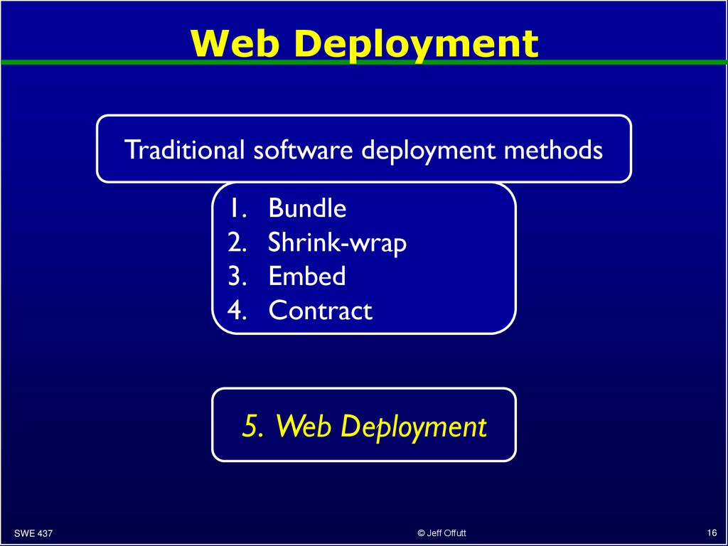 Jeff offutt swe 437 george mason university ppt download