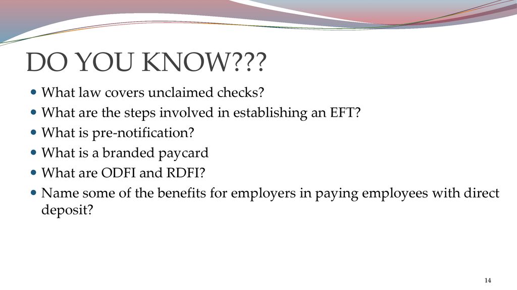 Paying the Employee. - ppt download