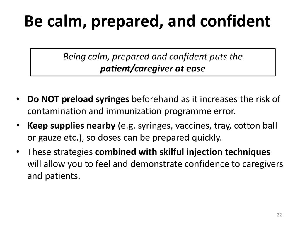 Managing pain during vaccine administration - ppt download