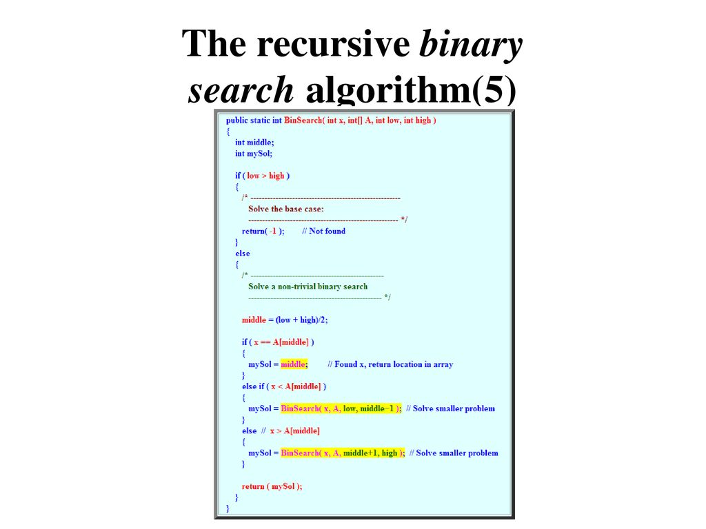 Intro to recursion ppt download