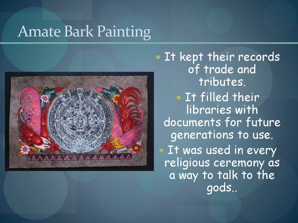 amate bark painting powerpoint