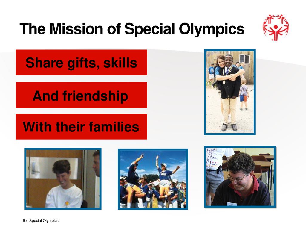 The Mission of Special Olympics