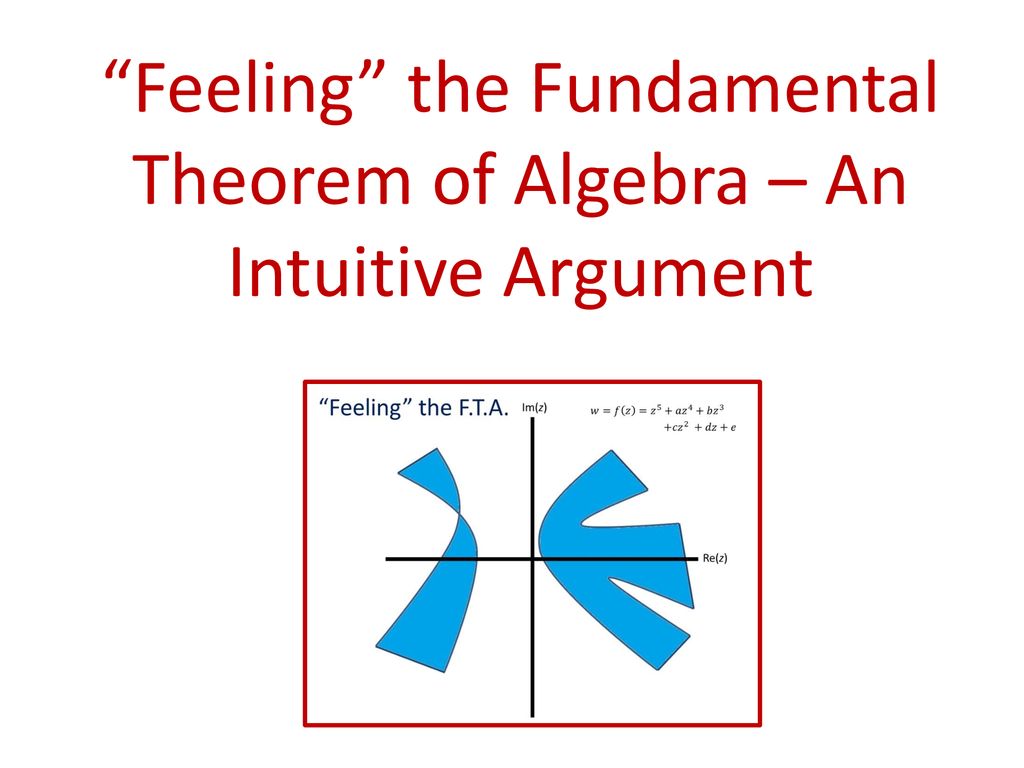 The Fundamental Theorem Of Algebra A History Ppt Download