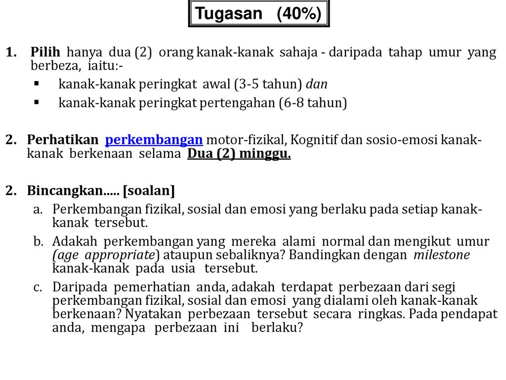 Fem 3101 Psikologi Perkembangan Kanak Kanak Dan Remaja Developmental Psychology Child And Adolescents Semester 2 Sesi 2015 Ppt Download