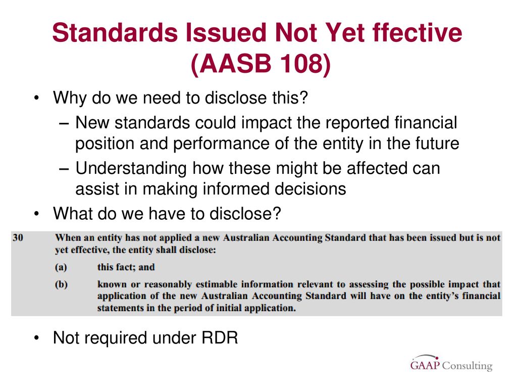 30 June 2018 Financial Reporting Risks & Developments with