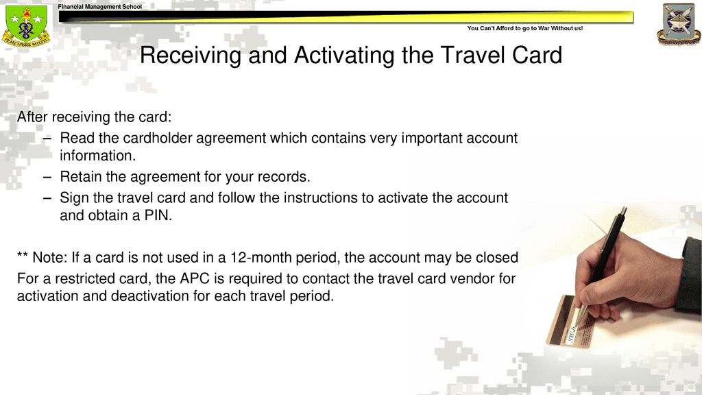 the travel card vendor receives direct payment
