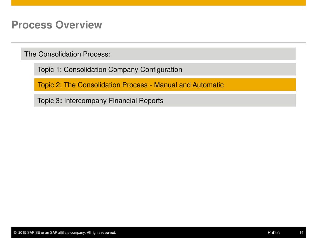 The Consolidation Process The Intercompany Integration Solution For SAP ...