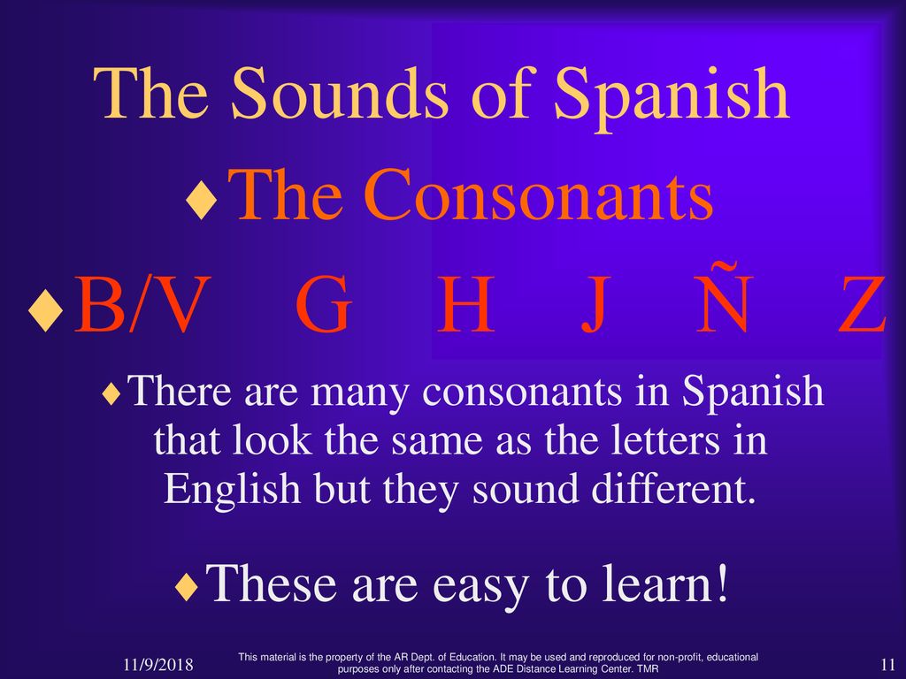 The Sounds Of Spanish How They Are The Same How They Are Different Ppt Download