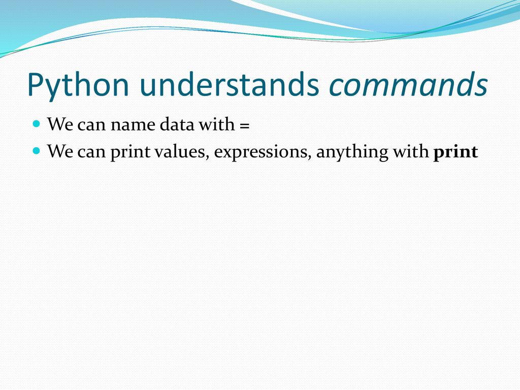 Chapter 2: Introduction to Programming - ppt download